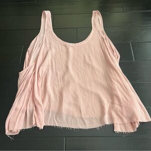 Intimately Free People Chiffon Flowy Tank